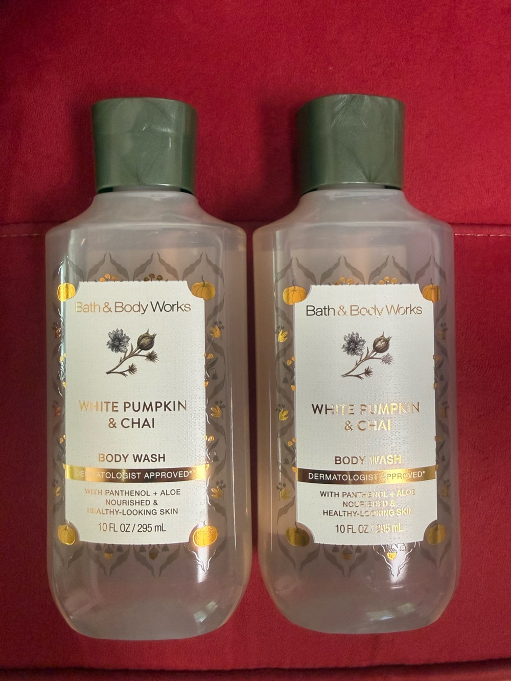 BBW 2 pc White Pumpkin & Chai body wash